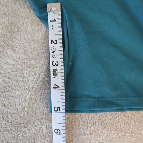 Girlfriend Collective Teal Bike Unitard Medium - Picture 4 of 4